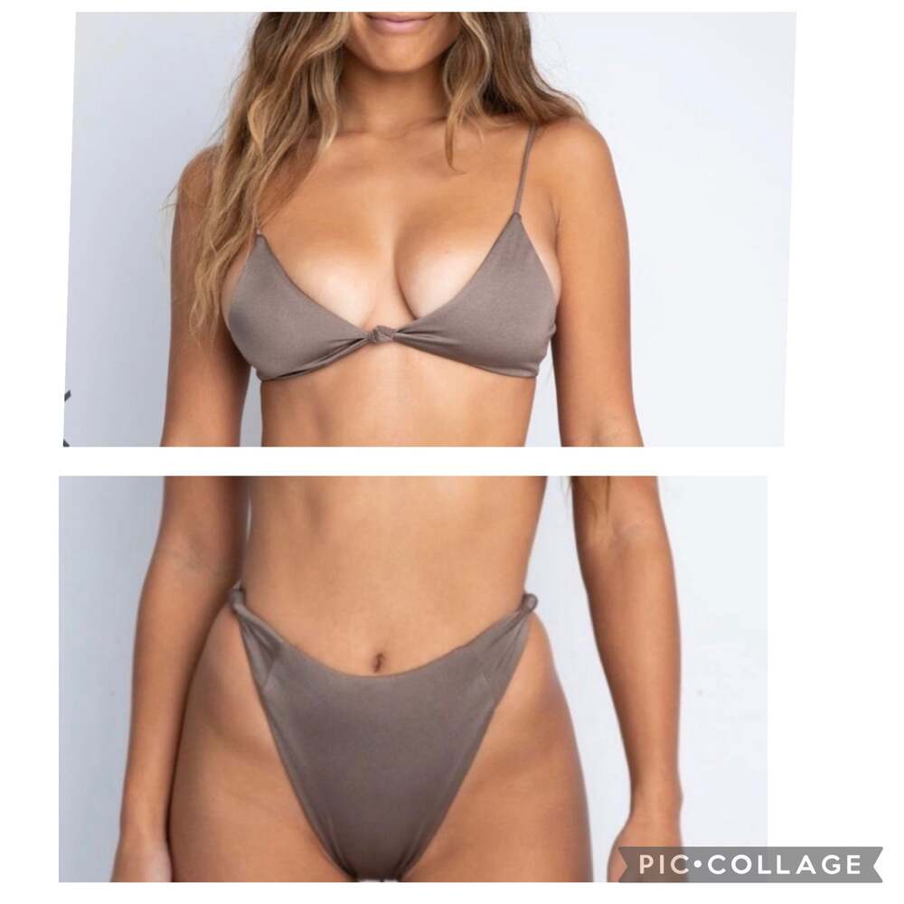 Skatie Stardust Bikini Set Sarah Bikini Top Salty Bikini Bottoms Size L/S